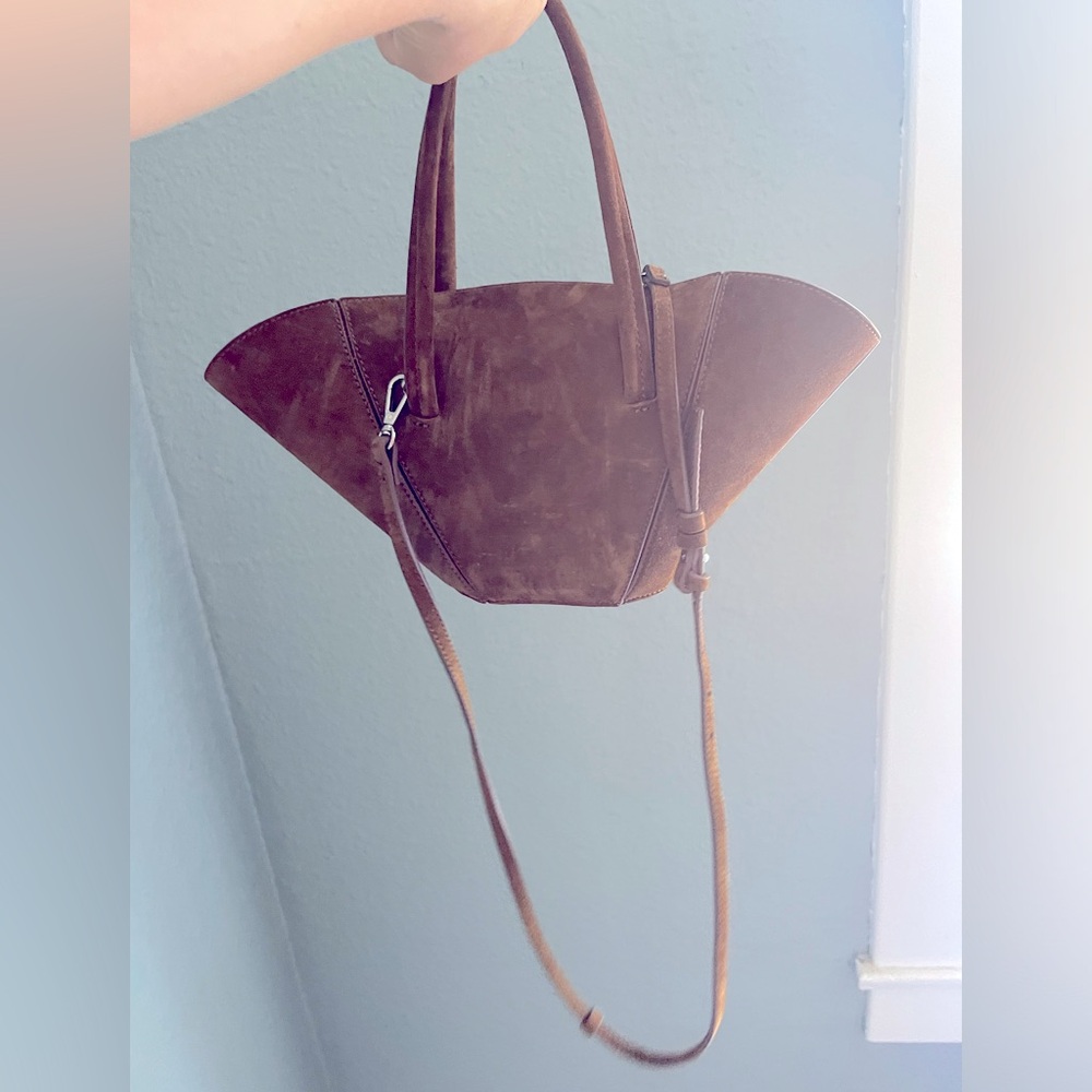 Zara suede bag